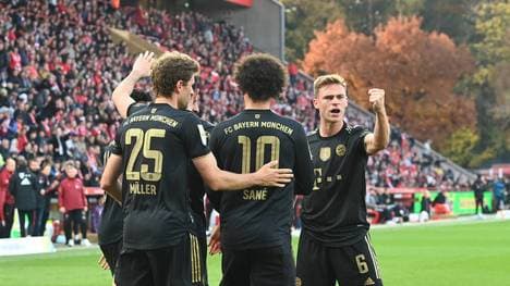 Der FC Bayern hatte gegen Union häufig Grund zum Jubeln