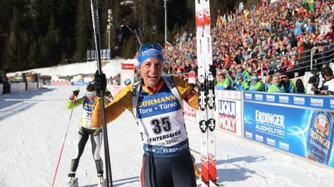 Vanessa Hinz freute sich bei der Biathlon-WM in Antholz über Silber im Einzelrennen