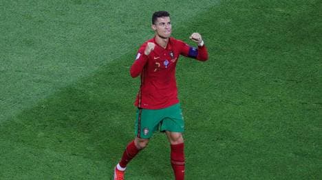 Cristiano Ronaldo hat Portugal mit zwei Toren das Remis gegen Frankreich gerettet