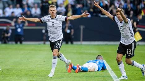 Joshua Kimmich brachte Deutschland mit 1:0 nach vorne