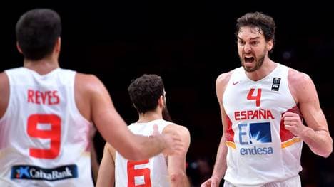 Pau Gasol (r.) erzielte im Halbfinale 40 Punkte