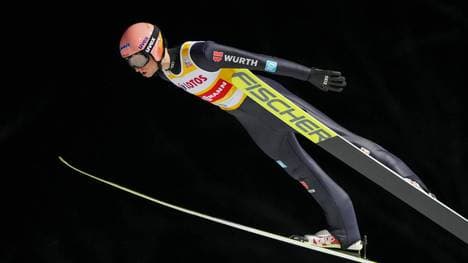 Karl Geiger sprang auf Platz zwei in der Quali