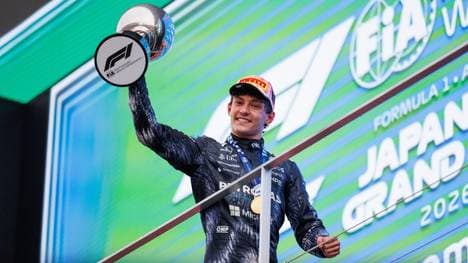 Kann Mercedes Pilot Kimi Antonelli das dritte Rennen in Folge gewinnen?