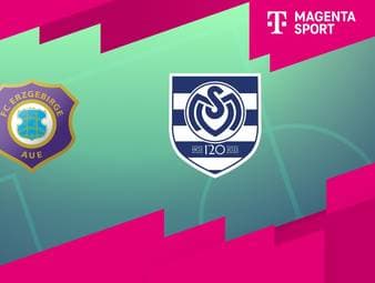 FC Erzgebirge Aue - MSV Duisburg: Tore und Highlights | 3. Liga