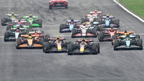 Verstappen gewann den Start ohne Mühe