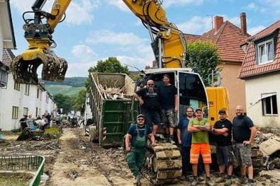 Weidenfeller: Mit Bagger als Flut-Helfer