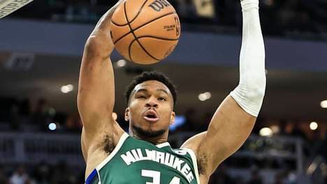 Giannis Antetokounmpo legte am Mittwoch unglaubliche Zahlen auf