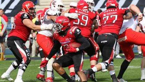 Keevan Lucas von den Potsdam Royals peilt den Sieg im Eurobowl an