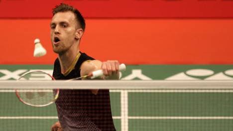 Marc Zwiebler setzte sich gegen den Briten Toby Penty durch