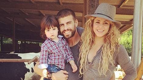 Auf Familienfotos werden Gerad Pique und Shakira bald zu viert sein.