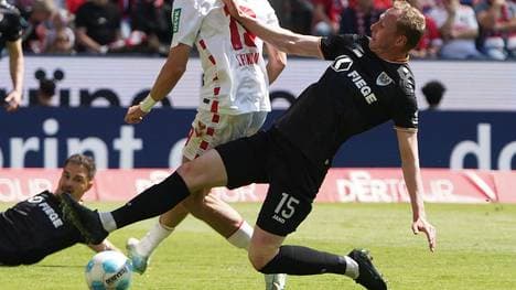 Können sich die Hausherren (im Bild: Simon Scherer) im Preußen Münster Darmstadt Tipp von den direkten Abstiegsplätzen entfernen?