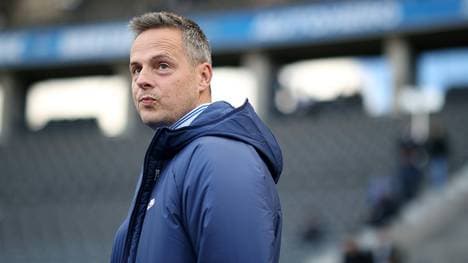 Hertha-Präsident Kay Bernstein sieht weiter Probleme.