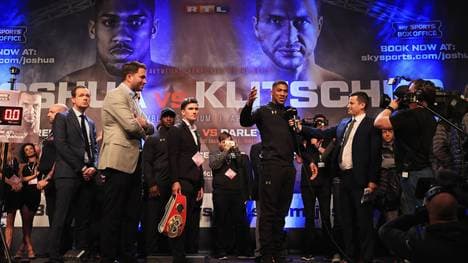 Anthony Joshua kämpft am Samstag gegen Wladimir Klitschko 