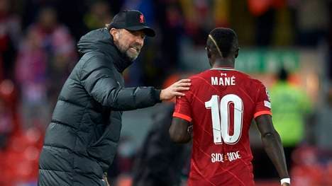Jürgen Klopp nahm Sadio Mané zur Halbzeit vom Feld