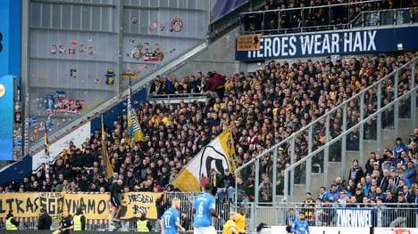 Die Fans von Dynamo Dresden vandalieren beim Auswärtsspiel in Darmstadt