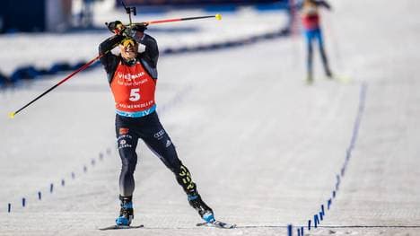 Erik Lesser liefert ein letztes starkes Rennen ab