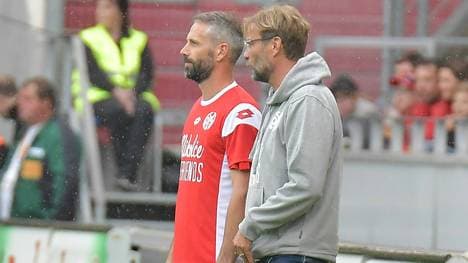 Einst gemeinsam in Mainz: Marco Rose und Jürgen Klopp