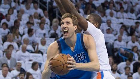 Dirk Nowitzki war mit 17 Punkten zweitbester Punktesammler der Mavs