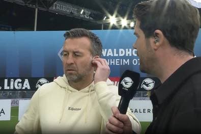 Wut-Interview in Liga 3: "Lassen Sie das! Lassen Sie das!"