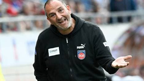 Will gegen Bochum einen Sieg: Heidenheim-Trainer Schmidt
