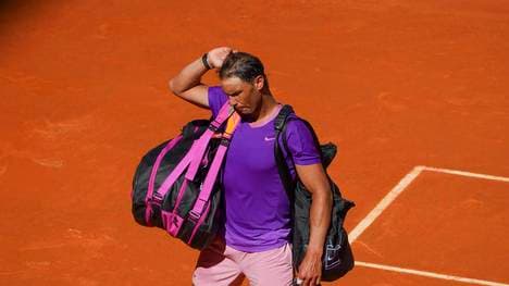 Rafael Nadal hatte bei der Niederlage gegen Alexander Zverev nicht seinen besten Tag erwischt
