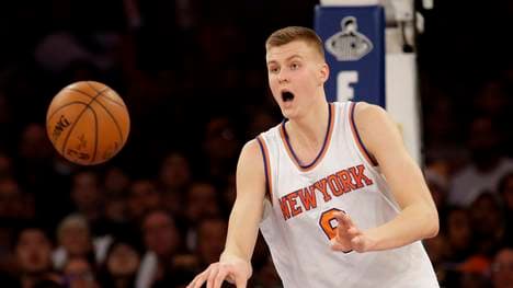 Kristaps Porzingis New York Knicks NBA Dirk Nowitzki