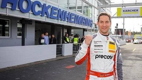 Robert Renauer feiert die Pole-Position für das Samstagsrennen in Hockenheim