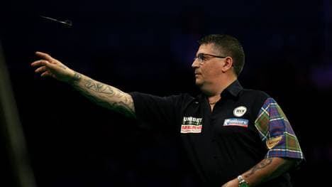 Gary Anderson traf im Viertelfinale auf Simon Whitlock