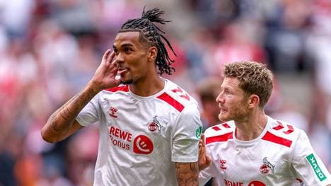 Damion Downs (l.) und Florian Kainz (r.) sollen den 1. FC Köln zurück ins Oberhaus des deutschen Fußballs führen