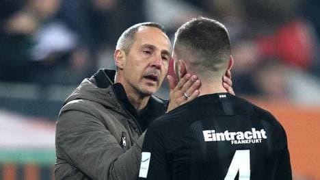 Adi Hütter will auch im Rückspiel gegen Racing Straßburg wieder auf Ante Rebic setzen