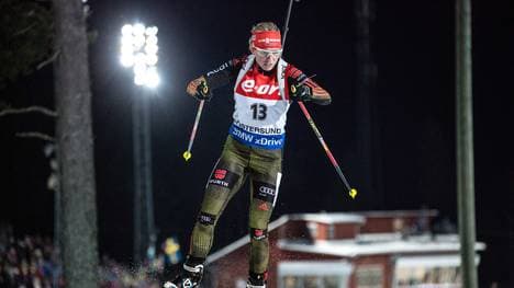 Franziska Hildebrand lief in der Verfolgung auf Rang drei