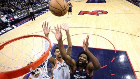 Joel Embiid von den Philadelphia 76ers brach auch den Franchise-Rekord von Wilt Chamberlain
