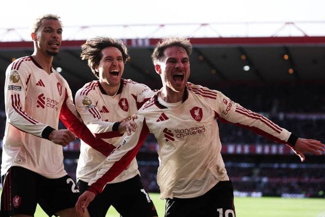 Ohne Wirtz: Liverpool jubelt ganz spät