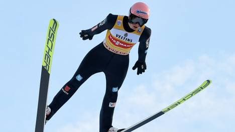 Karl Geiger holte in Peking zwei Bronzemedaillen