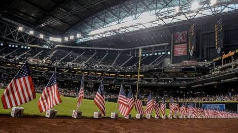 Chase Field, das Stadion der Arizona Diamondbacks, könnte der Ort des Neustarts trotz Pandemie werden