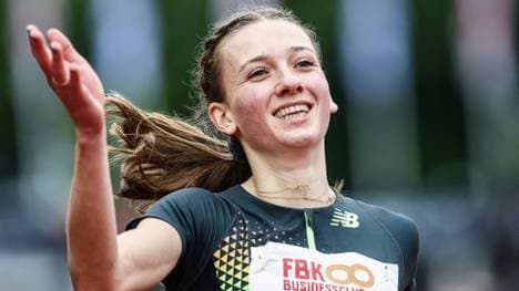 Femke Bol zeigt sich in Topform