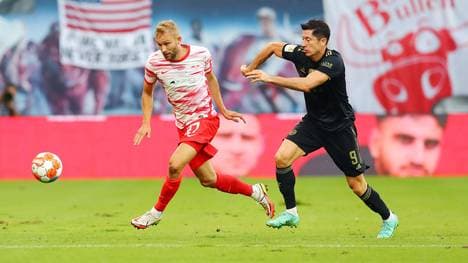 Konrad Laimer (l.) wird von Julian Nagelsmann geschätzt