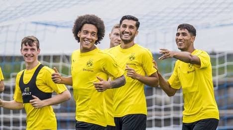 Axel Witsel trainierte bereits mit den neuen Teamkollegen