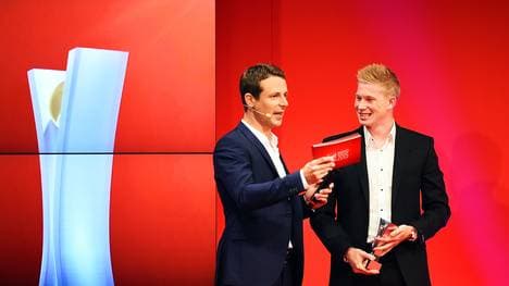 Kevin De Bruyne mit Alexander Bommes