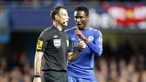 John Obi Mikel ging nach dem Spiel auf Mark Clattenburg los