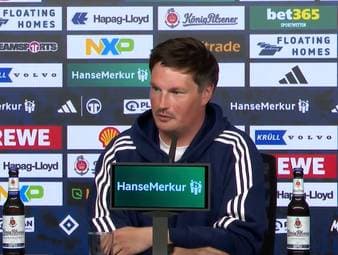 Merlin Polzin offenbart auf der Pressekonferenz des Hamburger SV: Man will gegen die Rotsperre von Philip Otele vorgehen.