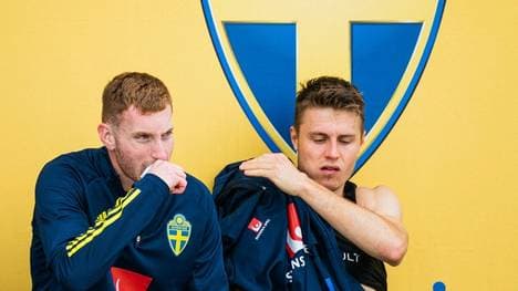 Kulusevski (l.) und Svanberg vor Rückkehr