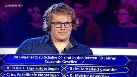 Das war wahrlich keine schwere Aufgabe für BVB-Fan Benedikt Wetzel 