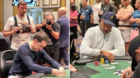 Max Kruse beobachtet Aldemir. Rechts Phil Ivey