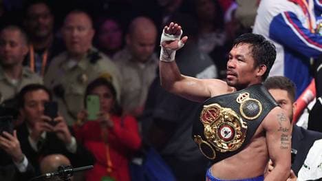 Manny Pacquiao ist WBA-Weltmeister im Weltergewicht