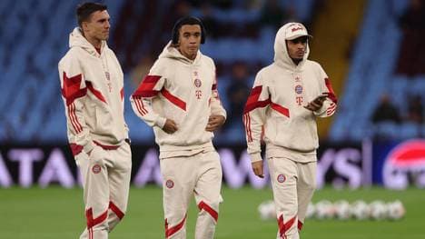 Joao Palhinha (li.) sitzt beim FC Bayern zumeist nur auf der Bank