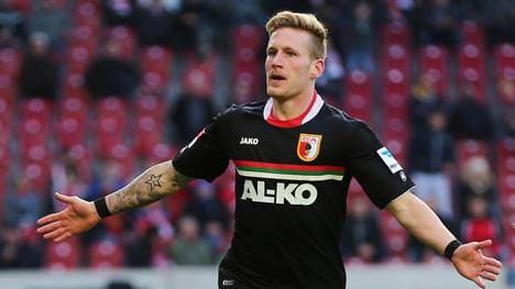 Andre Hahn gelang beim FC Augsburg der Durchbruch in der Bundesliga