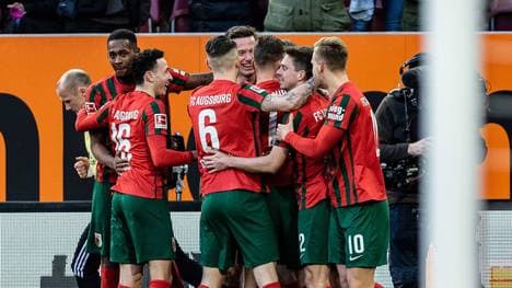 Der FC Augsburg feierte einen Befreiungsschlag