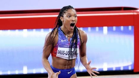 Tara Davis-Woodhall war in einen Frontalcrash verwickelt