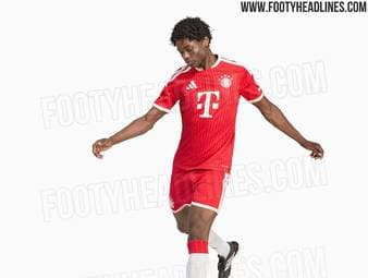 Kündigt sich dieses neue Trikot-Design beim FC Bayern an? Auf ein bedeutendes Element soll dabei wohl verzichtet werden. 